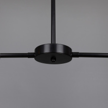 Mullan Lighting MLF347PCMBK - Princeton Chandelier | Matte Black